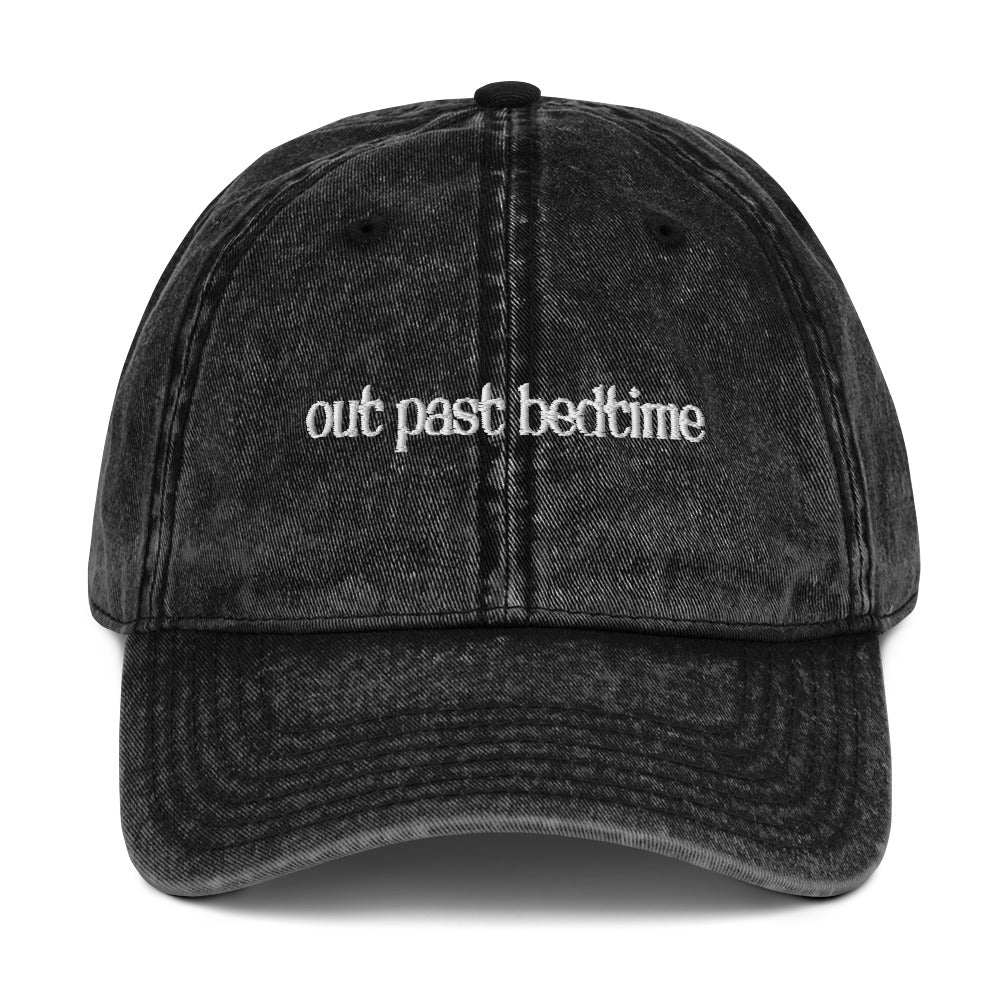 Vintage Cotton Hat – Out Past Bedtime Crown – Zombie Queen