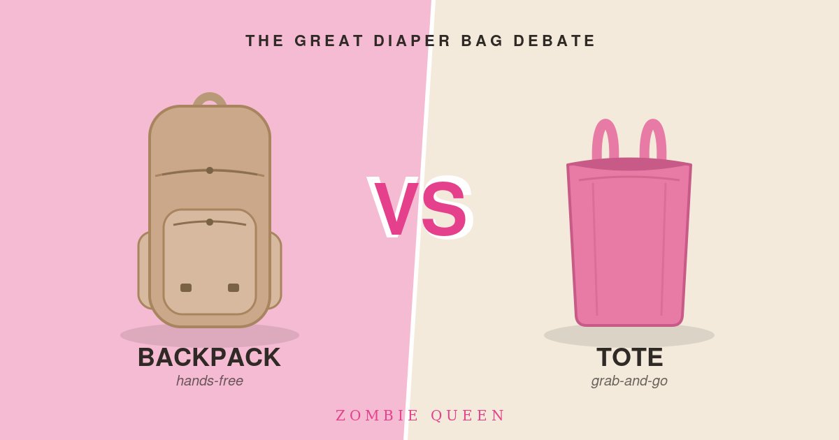 Diaper Bag Backpack vs Tote: Which One Should You Get?